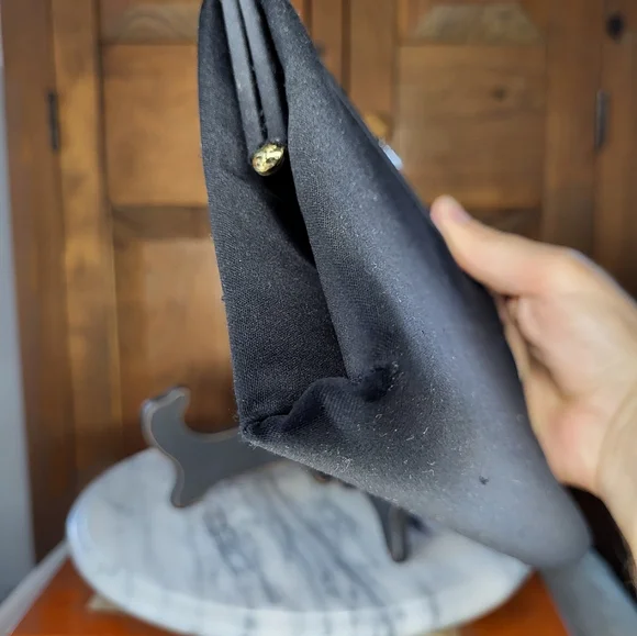 Brooks Brothers Black Clutch with Gold Accent - Picture 11 of 15